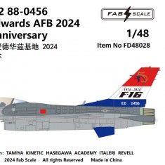 1/48 F-16C Block 42 88-0456 416th FTS Viper 50th Anniversary 2024 Decal
