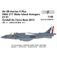 1/48 AV-8B+ Harrier II Decal - VMA-211 2013