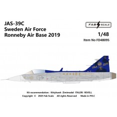 1/48 Sweden Air Force JAS 39C Gripen Ronneby Air Base 2019 Decal