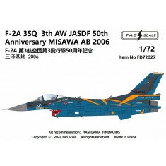 1/72 F-2A 3SQ 3rd AW JASDF 50th Anniversary Misawa AB 2006 Decal