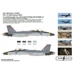 1/72 F/A-18E/F Super Hornet Decal - VFC-12 Fighting Omars NAS Oceana 2024