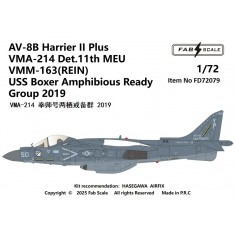 1/72 AV-8B+ Harrier II Decal - VMA-214 Det. 11th MEU 2019