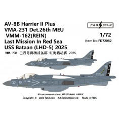 1/72 AV-8B+ Harrier II Decal - VMA-231 Det. 26th MEU 2025