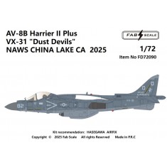 1/72 AV-8B Harrier II Plus VX-31 ''Dust Devils'' Decals