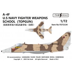 1/72 US Navy A-4F Fighter Weapons School TOPGUN Decals
