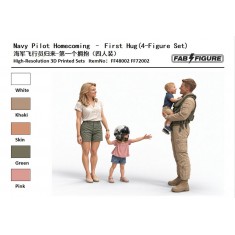 1/48 US Navy Pilot Homecoming - First Hug (4 Figures)