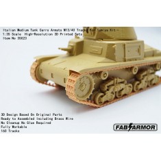 1/35 Italian Carro Armato M13/40 Medium Tank Tracks for Tamiya Kit