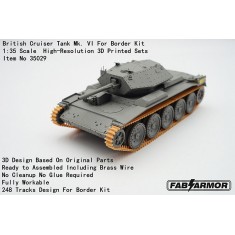 1/35 British Cruiser Tank Mk.VI Tracks for Border Kit