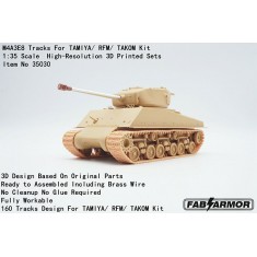 1/35 M4A3E8 Sherman Tracks for Tamiya/Rye Field Model/Takom Kits