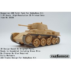 1/35 Hungarian 43M Toldi Tank Tracks for HobbyBoss Kit