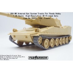 1/35 US M8 Armoured Gun System Tracks for Panda Hobby Kit