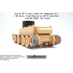 1/35 Soviet BT-2 Light Tank Tracks for HobbyBoss Kit