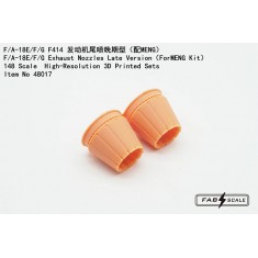 1/48 F/A-18E/F/G Super Hornet Exhaust Nozzles Late Version for Meng Kit