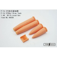 1/48 F-16 Fighting Falcon 370gal Drop Tanks (2pcs)