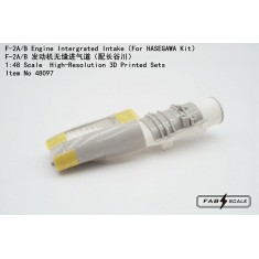 1/48 F-2A/B Integrated Intake for Hasegawa Kit
