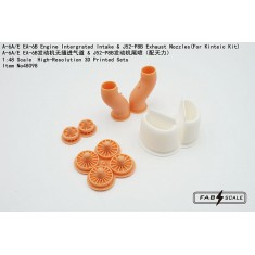1/48 A-6A/E Intruder & EA-6B Prowler Integrated Intake and J52-P8B Nozzles for Kinetic Kit