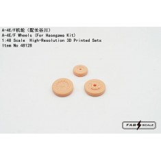 1/48 A-4E/F Skyhawk Wheels for Hasegawa/Trumpeter Kits
