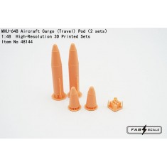 1/48 MXU-648 Aircraft Cargo Travel Pods (2pcs)