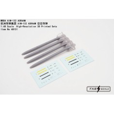 1/48 MBDA AIM-132 ASRAAM Air-to-Air Missile Set
