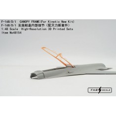 1/48 F-16B/D Fighting Falcon Canopy Frame for Kinetic Kit