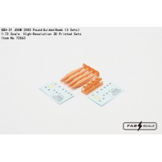 1/72 GBU-31 JDAM 2000lb Guided Bomb (4pcs)