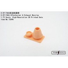 1/72 X-29 F404 Afterburner and Exhaust Nozzles
