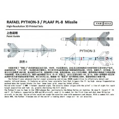 1/72 Python-3/PL-8 Missiles (4pcs)