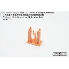 1/72 F-15 Advanced Eagle MAWS Tail Booms and Cockpit Antennas
