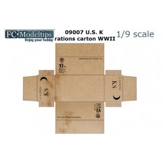 1/9 US WWII K Rations Carton