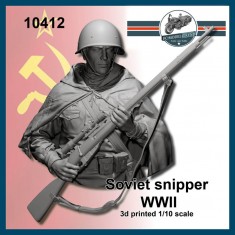 1/10 WWII Soviet Sniper Bust