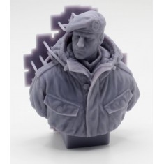 British Challenger 1 Tank Crew Bust (70mm, 3D Printed)