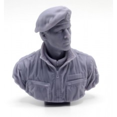 British Chieftain Tank Crew Bust (70mm, 3D Printed)