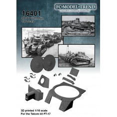 1/16 US Light Tank FT-17 M1919 37mm Gun for Takom Models