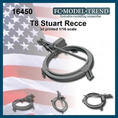 1/16 T8 Stuart Recce 3D Printed Parts for Classy Hobby Kit