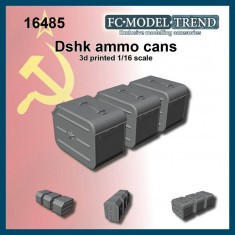 1/16 Soviet Heavy MG Dshk Ammo Containers
