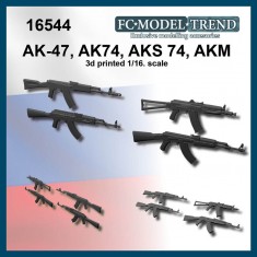 1/16 AK-47, AK-74, AKS-74 & AKM