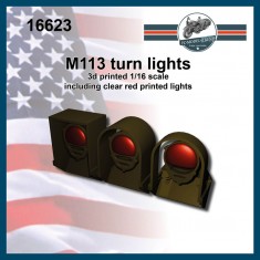 1/16 M113 Position Lights (Including Clear Red Printed Lights)