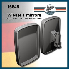 1/16 Wiesel 1 Mirrors (Clear Resin)
