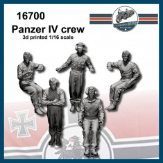 1/16 Panzer IV Crews (5 figures)
