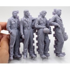 1/16 Sherman Crew Photoshoot Figures (3D Printed)
