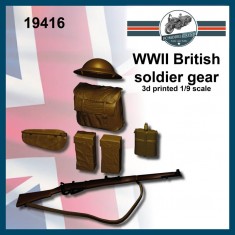 1/9 WWII British Soldier Gear