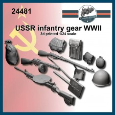1/24 WWII USSR Soldier's Personal Equipment