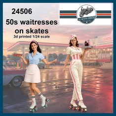 1/24 1950s Waitress on Skates