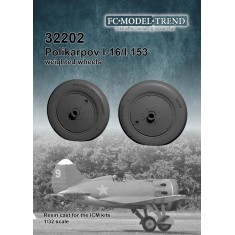1/32 Polikarpov I-16 Weighted Wheels for ICM kits