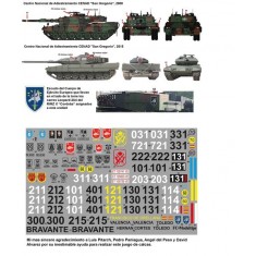 Decals for 1/35 Spanish Leopard 2A4 & 2E