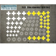 Decals for 1/35 Balkenkreus 1939-1942