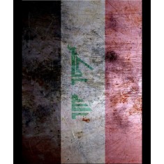 Grunge Self-adhesive Base - Iraq (260 x 190mm)