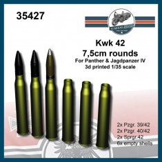 1/35 Kwk 42 7.5cm Rounds for Panther/Jagdpanzer IV