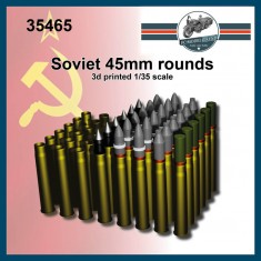 1/35 Soviet 45mm Rounds Ammo