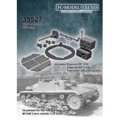 1/35 Carro Comando M41 Conversion Set for Tamiya/Italeri/Zvezda M13/40 kits
